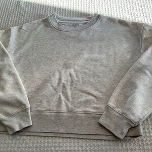 Proto101 Women's Relaxed Cropped Sweatshirt XS in Oatmeal Heather